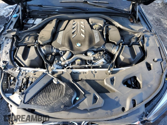 2019 BMW 8 Series M850i xDrive with VIN WBAFY4C55KBX29701, listed as a Copart auction lot 72955333 with Not provided miles and Salvage title. Bid and sale history available at DreamBid. Image 11.