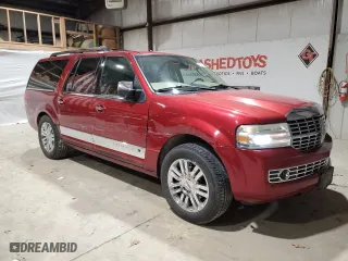 2007 Lincoln Navigator L with VIN 5LMFL275X7LJ14927, listed as a Copart auction lot 48058845 with 184,500 mi miles and Salvage Title. Bid and sale history available at carsss.com. Image 4.
