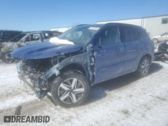 2023 Kia Sorento S with VIN 5XYRL4LC4PG232696, listed as a Copart auction lot 45244965 with 9,551 mi miles and Salvage Title. Bid and sale history available at DreamBid. Image 1.