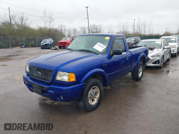 2003 Ford Ranger XL with VIN 1FTYR10U83PB84844, listed as a IAAI auction lot 42009030 with 141,215 mi miles. Bid and sale history available at carsss.com. Image 2.