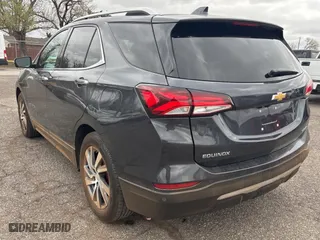 2022 Chevrolet Equinox Premier with VIN 2GNAXNEV2N6155916, listed as a Copart auction lot 50075235 with 170,499 mi miles and Clean Title. Bid and sale history available at carsss.com. Image 3.