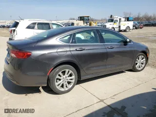 2015 Chrysler 200 Limited with VIN 1C3CCCAB8FN716294, listed as a Copart auction lot 48995395 with 104,348 mi miles and Salvage Title. Bid and sale history available at carsss.com. Image 3.