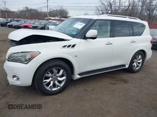 2014 Infiniti QX80 z VIN JN8AZ2NC0E9351569, wystawiony jako IAAI lot #41759656 z przebiegiem 111 892 mil mil oraz . Historia ofert i sprzedaży dostępna na DreamBid. Obrazek 18.