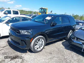 2024 Dodge Durango GT with VIN 1C4RDJDG7RC153205, listed as a IAAI auction lot 41862211 with 37,018 mi miles and . Bid and sale history available at DreamBid. Image 2.