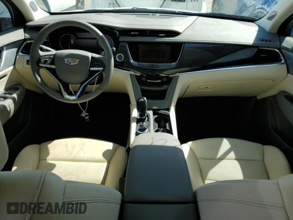 2024 Cadillac XT6 FWD Premium Luxury with VIN 1GYKPCRS6RZ735398, listed as a Copart auction lot 73658144 with 0 mi miles and Salvage Title. Bid and sale history available at carsss.com. Image 8.