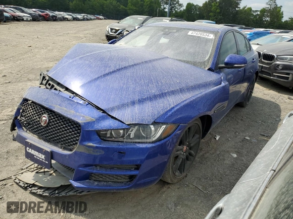 2018 Jaguar XE 25t Prestige with VIN SAJAK4FX8JCP31741, listed as a Copart auction lot 59664214 with 40,794 mi miles and Clean Title. Bid and sale history available at carsss.com. Image 1.