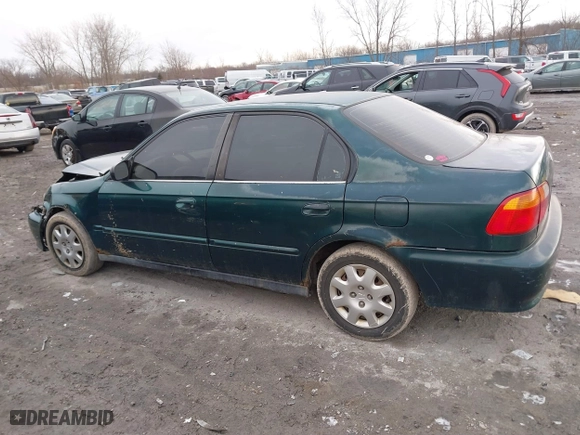 1999 Honda Civic VP with VIN 2HGEJ6617XH537283, listed as a IAAI auction lot 41483084 with 153,655 mi miles. Bid and sale history available at carsss.com. Image 14.
