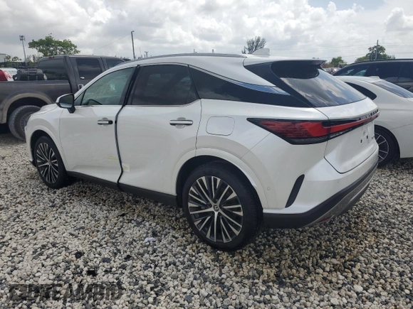 2023 Lexus RX with VIN 2T2BAMBA8PC021421, listed as a Copart auction lot 63025804 with 6,956 mi miles and Non Repairable. Bid and sale history available at carsss.com. Image 2.