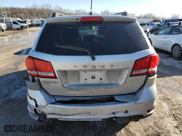 2012 Dodge Journey SXT with VIN 3C4PDDBG4CT166582, listed as a Copart auction lot 47807875 with 243,372 mi miles and Salvage title. Bid and sale history available at DreamBid. Image 6.