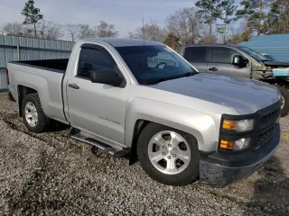 2014 Chevrolet Silverado 1500 Work Truck with VIN 1GCNCPEH7EZ321461, listed as a Copart auction lot 45314635 with 76,084 mi miles and Salvage Title. Bid and sale history available at carsss.com. Image 4.
