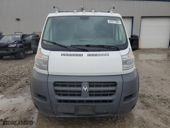 2014 Ram ProMaster Cargo Van with VIN 3C6TRVAGXEE100785, listed as a Copart auction lot 47017385 with 162,138 mi miles and Clean Title. Bid and sale history available at carsss.com. Image 5.