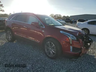 2024 Cadillac XT5 FWD Premium Luxury with VIN 1GYKNCR44RZ753146, listed as a Copart auction lot 85201364 with 5,192 mi miles and Salvage Title. Bid and sale history available at carsss.com. Image 4.