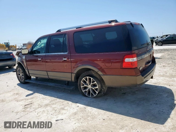 2015 Ford Expedition Max XLT with VIN 1FMJK1JT2FEF16655, listed as a Copart auction lot 52259425 with 157,242 mi miles and Salvage title. Bid and sale history available at DreamBid. Image 2.