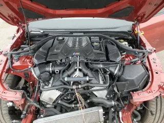 2021 BMW M5 with VIN WBS83CH03MCG00754, listed as a Copart auction lot 50154465 with 34,540 mi miles and Salvage Title. Bid and sale history available at carsss.com. Image 11.