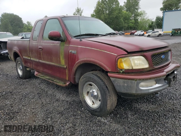 1997 Ford F-150 XL with VIN 1FTDX18W6VKC64721, listed as a Copart auction lot 57935585 with 180,222 mi miles and Clean title. Bid and sale history available at DreamBid. Image 4.