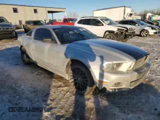 2014 Ford Mustang V6 with VIN 1ZVBP8AM1E5299087, listed as a Copart auction lot 88458015 with 109,030 mi miles and Salvage title. Bid and sale history available at DreamBid. Image 4.