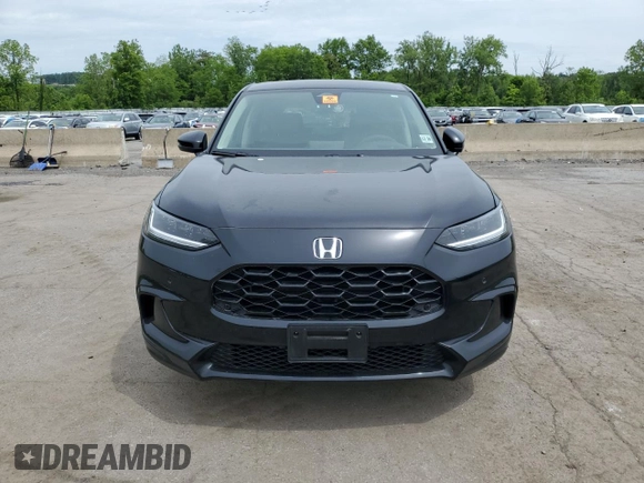 2024 Honda HR-V EX-L with VIN 3CZRZ2H75RM734874, listed as a Copart auction lot 58406715 with 12,331 mi miles and Salvage title. Bid and sale history available at DreamBid. Image 5.