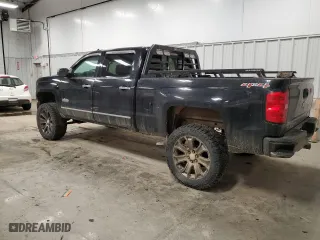 2015 Chevrolet Silverado 1500 High Country with VIN 3GCUKTEC4FG154358, listed as a Copart auction lot 47273835 with 117,722 mi miles and Salvage Title. Bid and sale history available at carsss.com. Image 2.