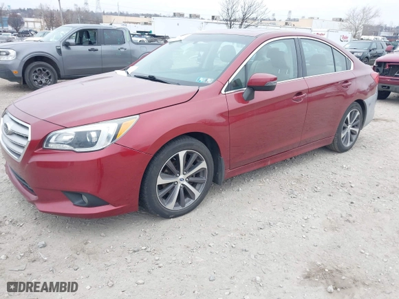 2015 Subaru Legacy 2.5i Limited with VIN 4S3BNAL60F3011345, listed as a IAAI auction lot 41794417 with 118,594 mi miles. Bid and sale history available at carsss.com. Image 2.