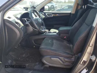 2017 Nissan Pathfinder S with VIN 5N1DR2MN1HC697435, listed as a Copart auction lot 48138225 with 128,782 mi miles and Salvage title. Bid and sale history available at DreamBid. Image 7.