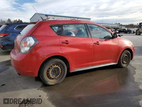 2009 Pontiac Vibe with VIN 5Y2SM67079Z418845, listed as a Copart auction lot 48888045 with 0 mi miles and Clean Title. Bid and sale history available at carsss.com. Image 3.