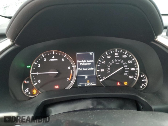 2022 Lexus RX 350 with VIN 2T2HZMDA3NC336334, listed as a Copart auction lot 54588745 with 23,435 mi miles and Salvage title. Bid and sale history available at DreamBid. Image 9.