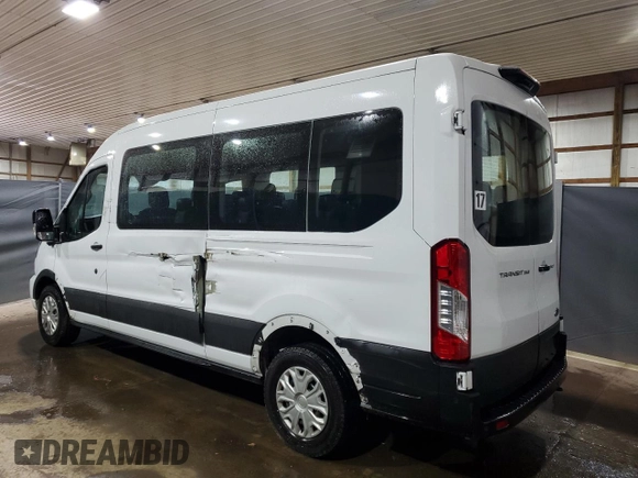 2023 Ford Transit Passenger XL with VIN 1FBAX2C86PKB28288, listed as a Copart auction lot 77303204 with 31,380 mi miles and Clean Title. Bid and sale history available at carsss.com. Image 2.