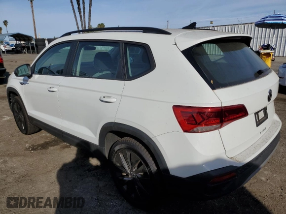 2023 Volkswagen Taos S с VIN 3VVCX7B25PM370076, выставлен на аукционе Copart как лот 47201035 с пробегом 12 000 миль миль и Списание • Salvage title. История ставок и продаж доступна на DreamBid. Изображение 2.