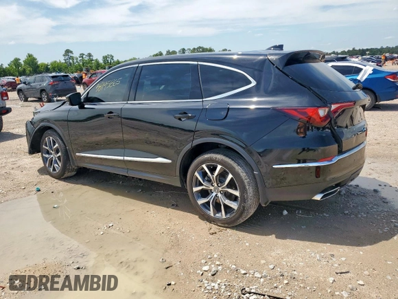 2024 Acura MDX Technology z VIN 5J8YD9H46RL003548, wystawiony jako Copart lot #58195865 z przebiegiem 25 324 mil mil oraz Szkoda całkowita • Salvage title. Historia ofert i sprzedaży dostępna na DreamBid. Obrazek 2.