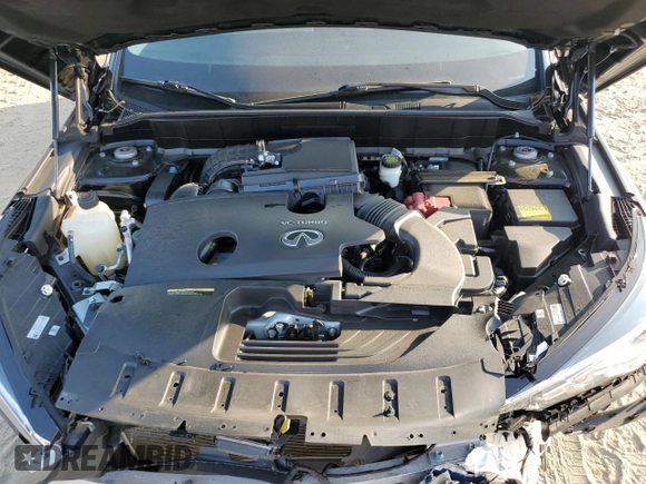 2021 Infiniti QX50 SENSORY with VIN 3PCAJ5CB3MF118112, listed as a Copart auction lot 69484394 with 37,548 mi miles and Salvage Title. Bid and sale history available at carsss.com. Image 14.