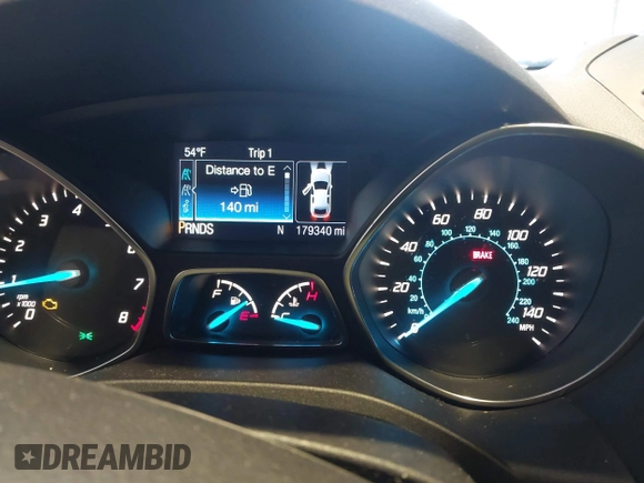 2016 Ford Escape Titanium with VIN 1FMCU9J9XGUC30596, listed as a IAAI auction lot 42024166 with 179,340 mi miles. Bid and sale history available at carsss.com. Image 7.