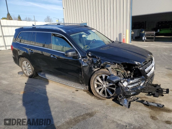 2015 Mercedes-Benz GL-Class GL 450 with VIN 4JGDF6EE6FA565150, listed as a Copart auction lot 40194783 with 106,421 mi miles. Bid and sale history available at carsss.com. Image 4.