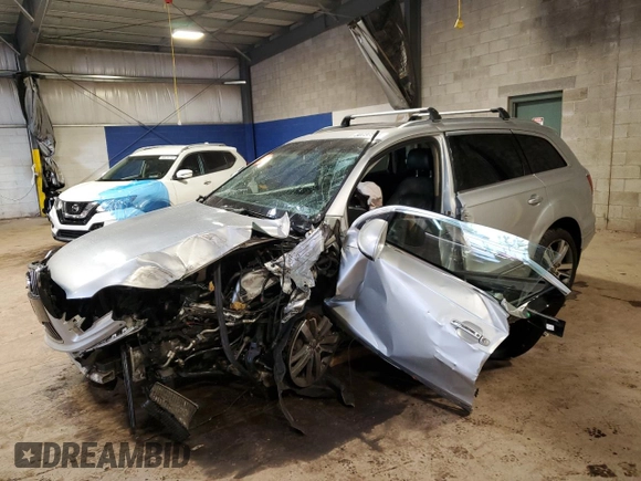 2012 Audi Q7 Prestige with VIN WA1VMAFE4CD000206, listed as a Copart auction lot 50737525 with Not provided miles and Salvage title. Bid and sale history available at DreamBid. Image 1.