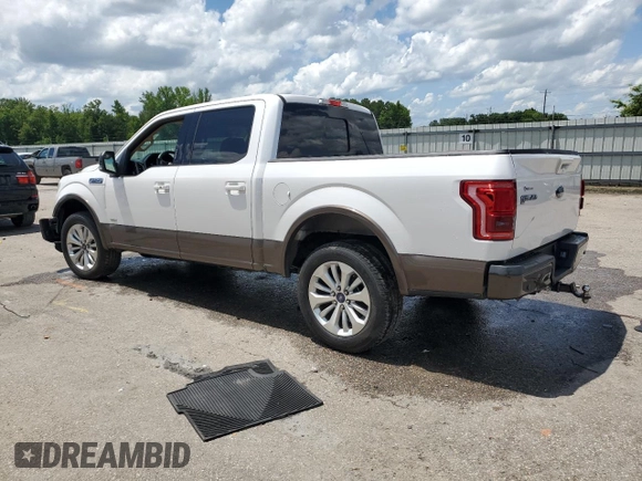 2015 Ford F-150 XL with VIN 1FTEW1CG5FKE08624, listed as a Copart auction lot 60282835 with 141,751 mi miles and Salvage title. Bid and sale history available at DreamBid. Image 2.