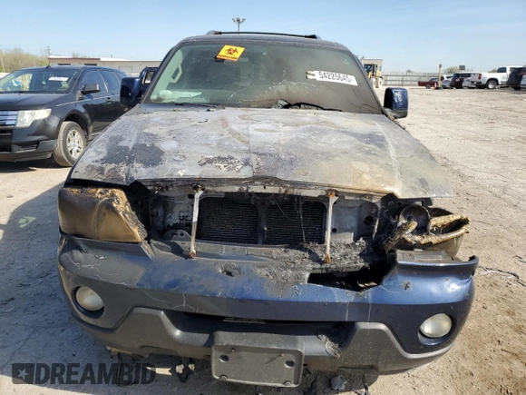 2005 Lincoln Aviator with VIN 5LMEU88H55ZJ02165, listed as a Copart auction lot 54225645 with Not provided miles and Salvage title. Bid and sale history available at DreamBid. Image 5.