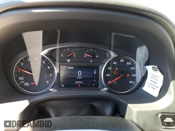 2022 GMC Acadia SLE z VIN 1GKKNRL49NZ179045, wystawiony jako Copart lot #73410024 z przebiegiem 27 074 mil mil oraz Szkoda całkowita • Salvage title. Historia ofert i sprzedaży dostępna na DreamBid. Obrazek 9.