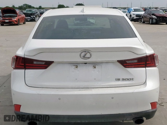2016 Lexus IS 200t z VIN JTHBA1D28G5021651, wystawiony jako Copart lot #57100325 z przebiegiem 209 099 mil mil oraz Szkoda całkowita • Salvage title. Historia ofert i sprzedaży dostępna na DreamBid. Obrazek 6.