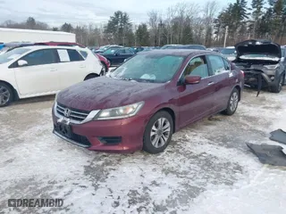 2013 Honda Accord Sdn LX with VIN 1HGCR2F37DA215960, listed as a IAAI auction lot 41557409 with 143,872 mi miles. Bid and sale history available at carsss.com. Image 2.