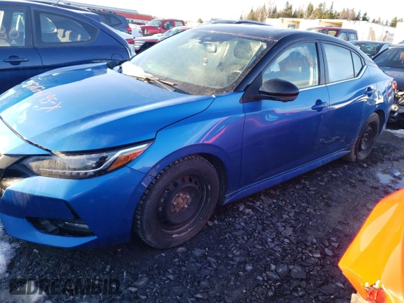 2023 Nissan Sentra SR with VIN 3N1AB8DV0PY252613, listed as a Copart auction lot 52826195 with 44,637 mi miles and Salvage Title. Bid and sale history available at DreamBid. Image 1.