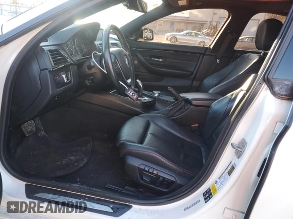 2015 BMW 4 Series 435i xDrive with VIN WBA4B3C59FGV48533, listed as a Copart auction lot 87441184 with 102,482 mi miles and Salvage Title. Bid and sale history available at DreamBid. Image 7.