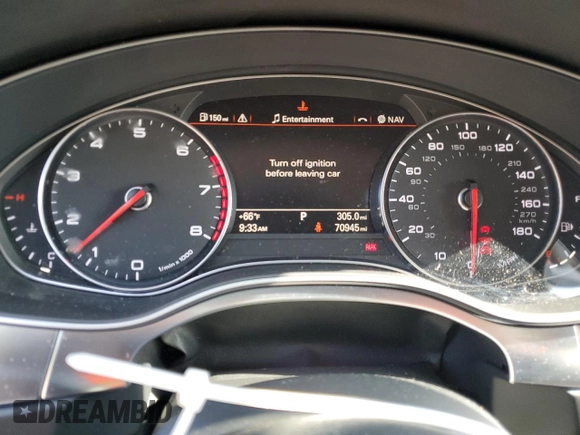 2014 Audi A6 Premium Plus z VIN WAUFGAFC3EN127541, wystawiony jako Copart lot #65810865 z przebiegiem 70 945 mil mil oraz Czysty tytuł • Clean title. Historia ofert i sprzedaży dostępna na DreamBid. Obrazek 9.