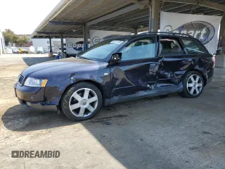 2003 Audi A4 1.8T z VIN WAUVC58E13A273597, wystawiony jako Copart lot #59717105 z przebiegiem 55 146 mil mil oraz Szkoda całkowita • Salvage title. Historia ofert i sprzedaży dostępna na DreamBid. Obrazek 1.