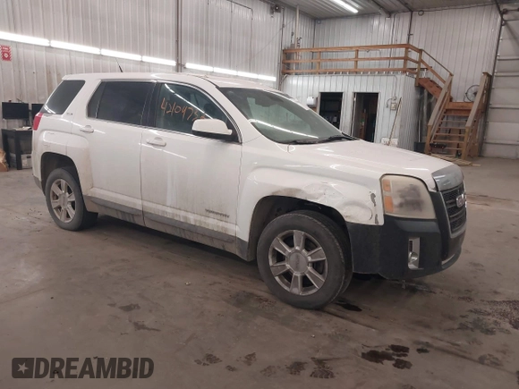 2013 GMC Terrain SLE with VIN 2GKALMEK5D6137644, listed as a IAAI auction lot 42109732 with 169,048 mi miles. Bid and sale history available at carsss.com. Image 1.