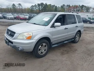 2005 Honda Pilot EX-L z VIN 5FNYF18695B018134, wystawiony jako IAAI lot #41962595 z przebiegiem 264 599 mil mil oraz . Historia ofert i sprzedaży dostępna na DreamBid. Obrazek 2.