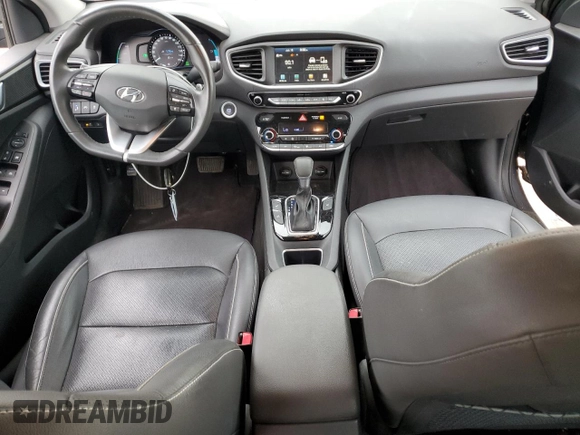 2019 Hyundai Ioniq Limited with VIN KMHC75LD0KU172590, listed as a Copart auction lot 60489925 with 45,059 mi miles and Salvage title. Bid and sale history available at DreamBid. Image 8.