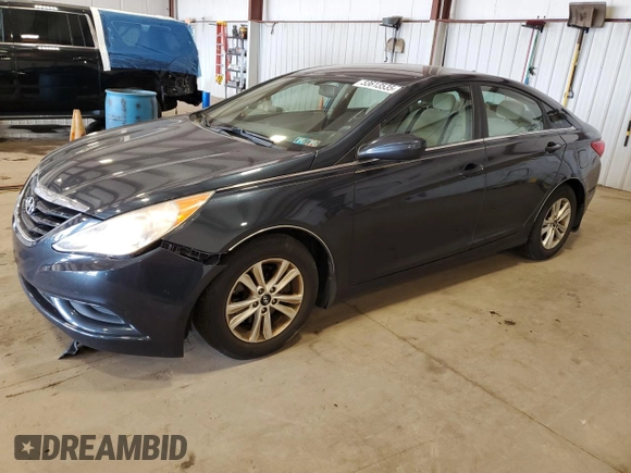2012 Hyundai Sonata GLS with VIN 5NPEB4AC7CH453491, listed as a Copart auction lot 53613535 with 188,024 mi miles and Salvage Title. Bid and sale history available at carsss.com. Image 1.
