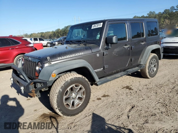 2014 Jeep Wrangler Unlimited Rubicon with VIN 1C4BJWFG4EL256824, listed as a Copart auction lot 49473815 with 117,264 mi miles and Salvage Title. Bid and sale history available at carsss.com. Image 1.