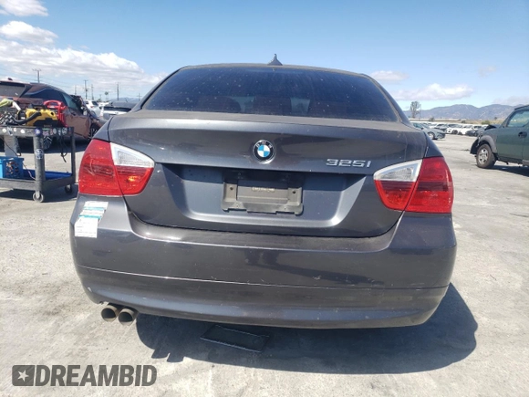 2006 BMW 3 Series 325i with VIN WBAVB13556PT26158, listed as a Copart auction lot 47475865 with 111,582 mi miles and Salvage Title. Bid and sale history available at carsss.com. Image 6.