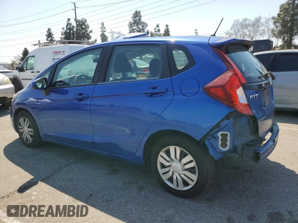 2015 Honda Fit LX with VIN 3HGGK5H53FM718378, listed as a Copart auction lot 52035245 with 104,786 mi miles and Salvage Title. Bid and sale history available at carsss.com. Image 2.