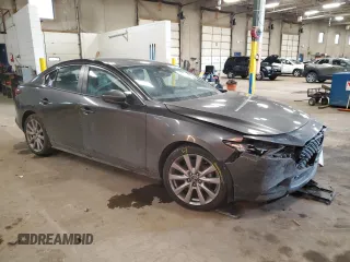 2019 Mazda 3 w/Select with VIN JM1BPACL6K1110550, listed as a Copart auction lot 46606075 with 51,093 mi miles and Salvage Title. Bid and sale history available at carsss.com. Image 4.